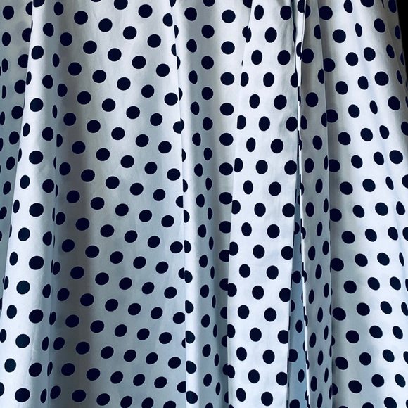 Belle Poque Sz Sm Rockabilly Retro Pin Up 50s High Waist Polka Dot Skirt New - Picture 7 of 15